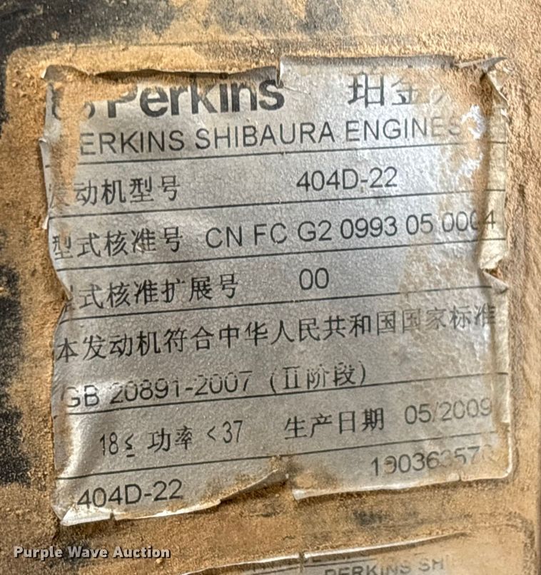 image for item DW7351 2011 JCB 8040ZTS mini excavator