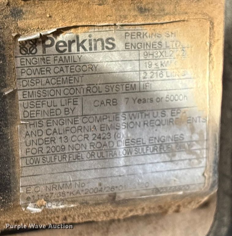 image for item DW7351 2011 JCB 8040ZTS mini excavator