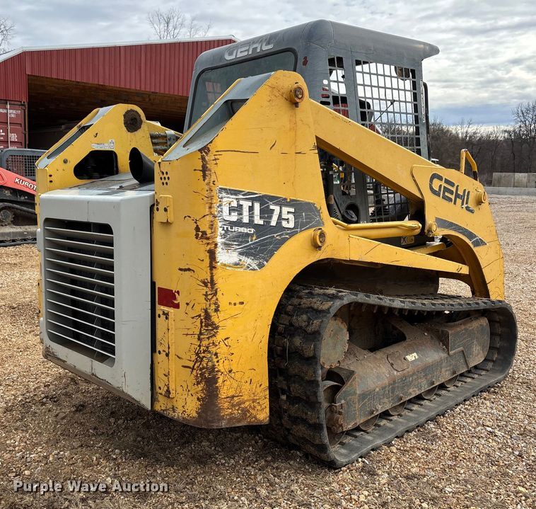 image for item DW7352 2009 Gehl CTL 75 Turbo tracked skid steer loader