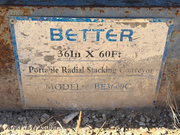 image for item DX5911 Better BE3660C conveyor