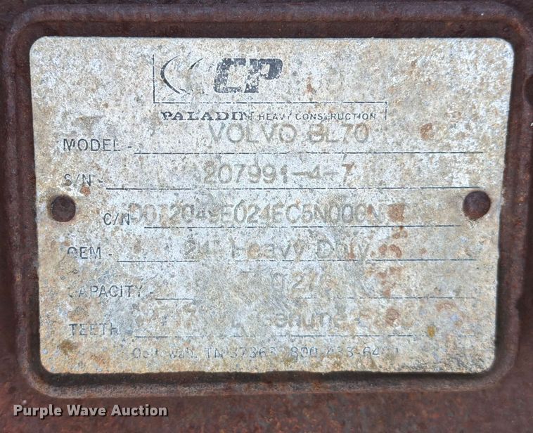 image for item DX5912 (7) backhoe buckets