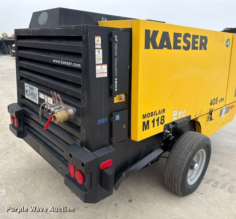 image for item DX5915 2022 Kaeser M118 air compressor