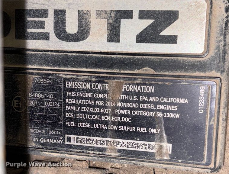 image for item DX5916 2015 Kaeser M114 air compressor