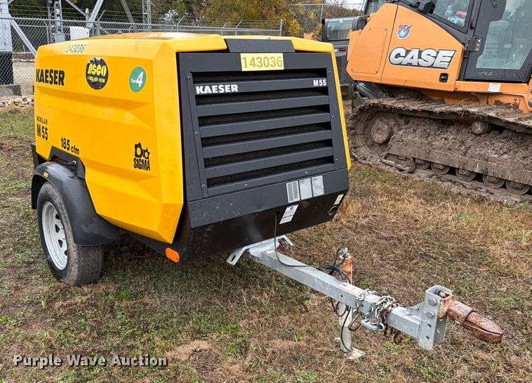 image for item DX5919 2022 Kaeser M55 PE air compressor