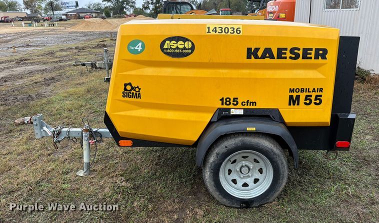 image for item DX5919 2022 Kaeser M55 PE air compressor
