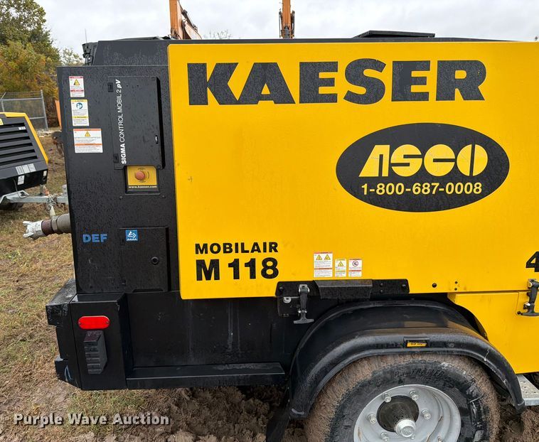 image for item DX5920 2022 Kaeser M118 air compressor