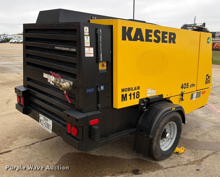 image for item DX5922 2022 Kaeser M118 air compressor
