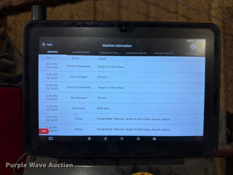 image for item DX5926 Custom Crimp IC350 crimping machine