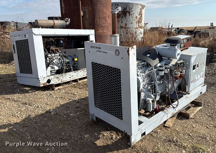 image for item DY8444 (3) Detroit Diesel Spectrum 80 generators 