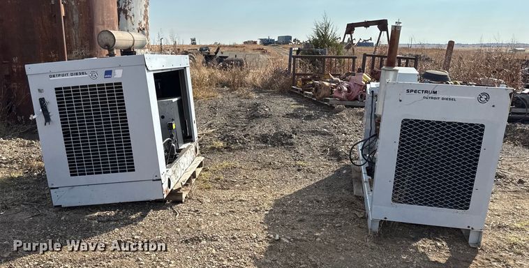 image for item DY8444 (3) Detroit Diesel Spectrum 80 generators 