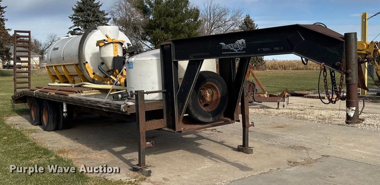 image for item EA2060 1997 Mustang F235-E equipment trailer with fluid mixing system