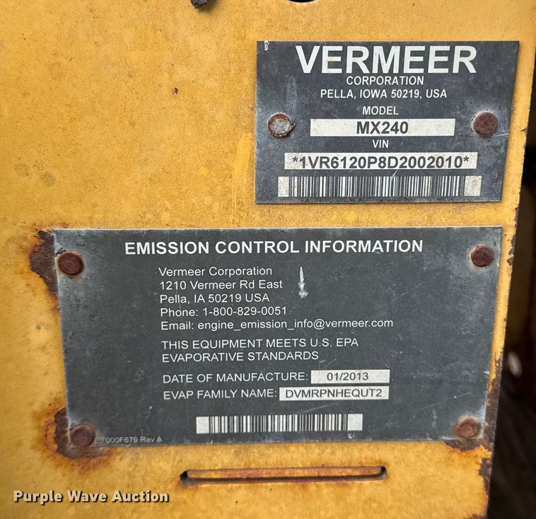 image for item EA2060 1997 Mustang F235-E equipment trailer with fluid mixing system