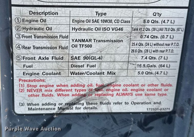image for item EA2061 2007 Yanmar CBL40-LD backhoe