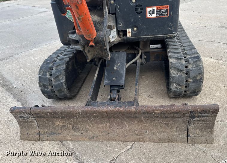 image for item EA2062 2011 Hitachi ZX17U-2 mini excavator