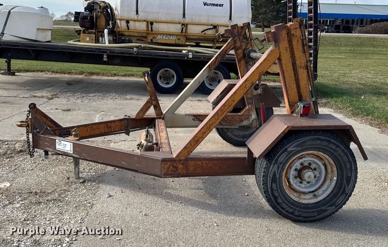 image for item EA2063 1982 Slabach 60 reel trailer