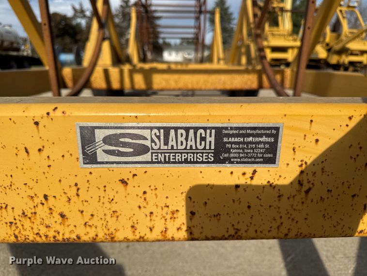 image for item EA2064 2012 Slabach MR100X3 wheeler reeler reel trailer