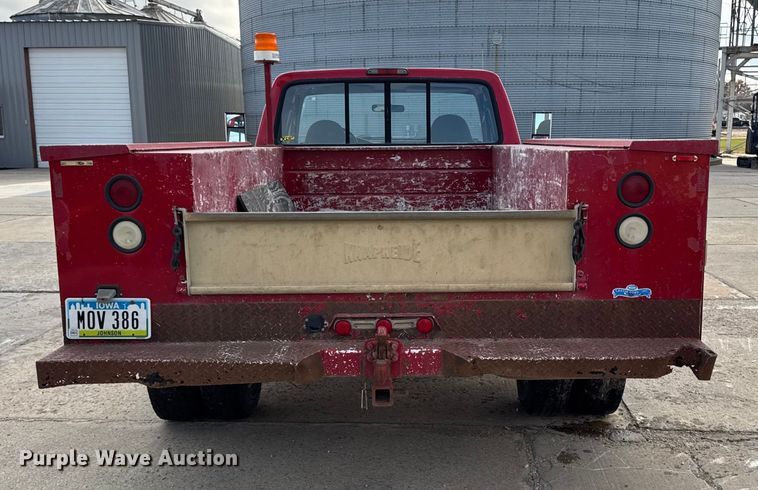 image for item EA2068 1997 Ford F350 SuperCab utility bed pickup truck