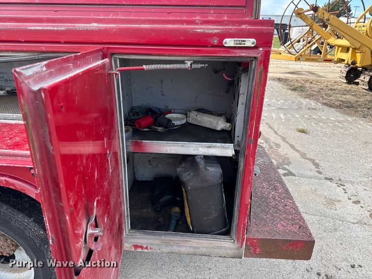 image for item EA2068 1997 Ford F350 SuperCab utility bed pickup truck