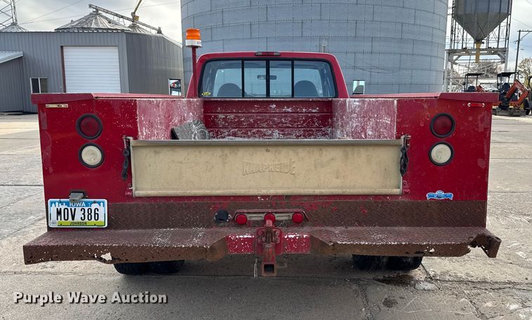 image for item EA2068 1997 Ford F350 SuperCab utility bed pickup truck