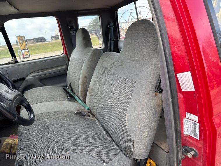 image for item EA2068 1997 Ford F350 SuperCab utility bed pickup truck