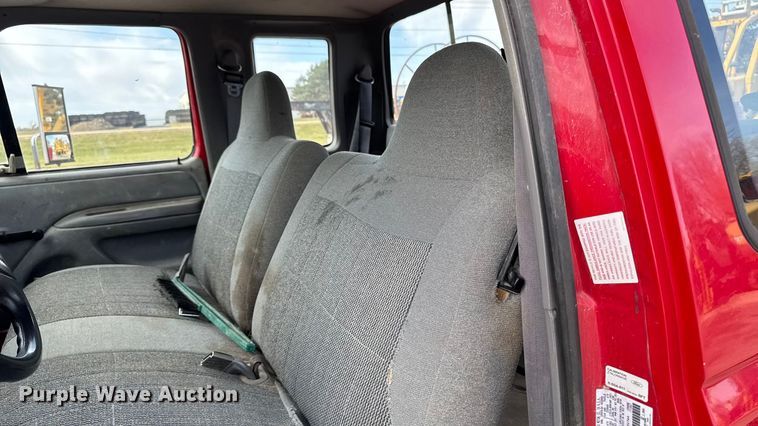 image for item EA2068 1997 Ford F350 SuperCab utility bed pickup truck