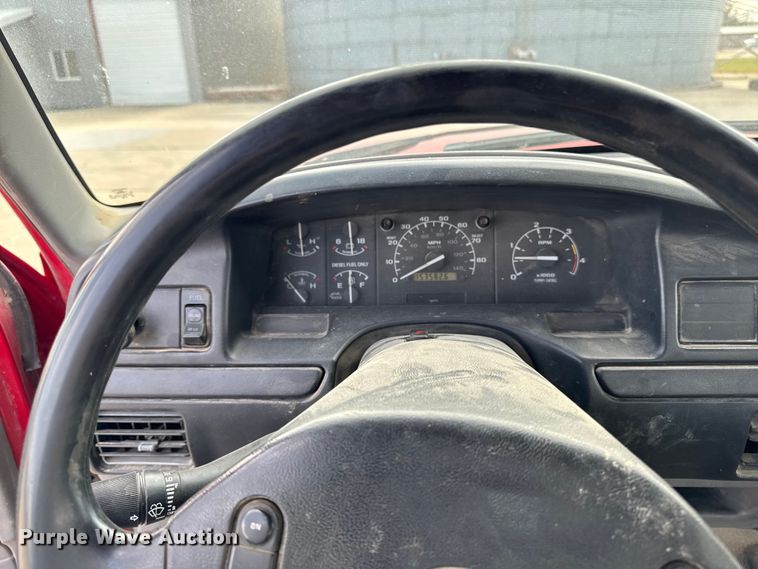 image for item EA2068 1997 Ford F350 SuperCab utility bed pickup truck