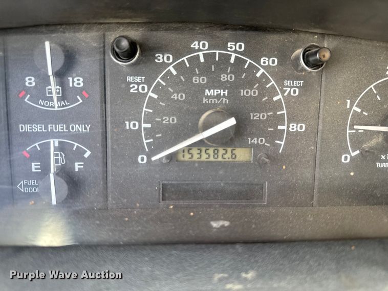 image for item EA2068 1997 Ford F350 SuperCab utility bed pickup truck