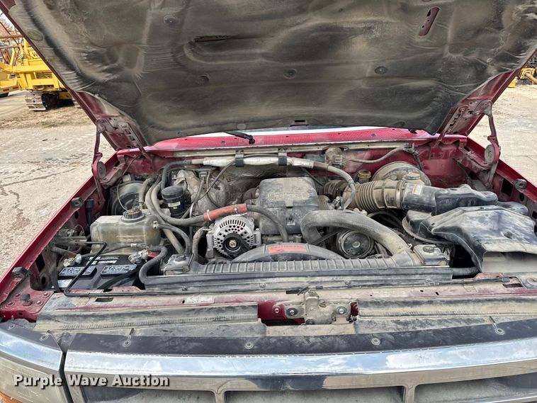 image for item EA2068 1997 Ford F350 SuperCab utility bed pickup truck