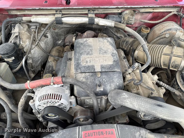 image for item EA2068 1997 Ford F350 SuperCab utility bed pickup truck