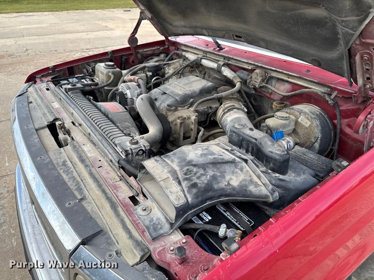 image for item EA2068 1997 Ford F350 SuperCab utility bed pickup truck