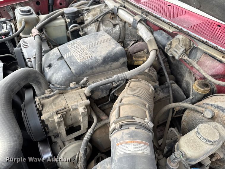 image for item EA2068 1997 Ford F350 SuperCab utility bed pickup truck