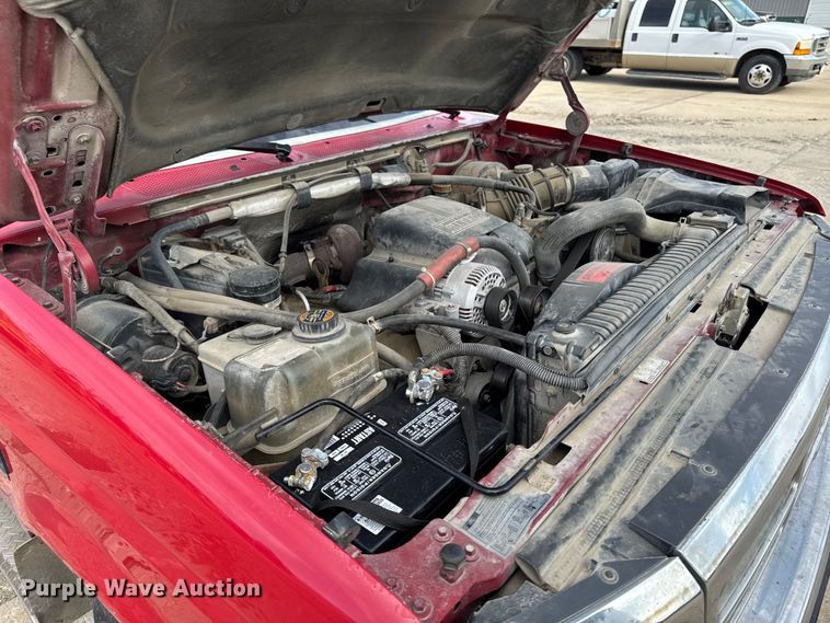 image for item EA2068 1997 Ford F350 SuperCab utility bed pickup truck