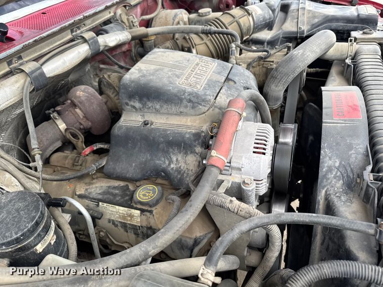 image for item EA2068 1997 Ford F350 SuperCab utility bed pickup truck