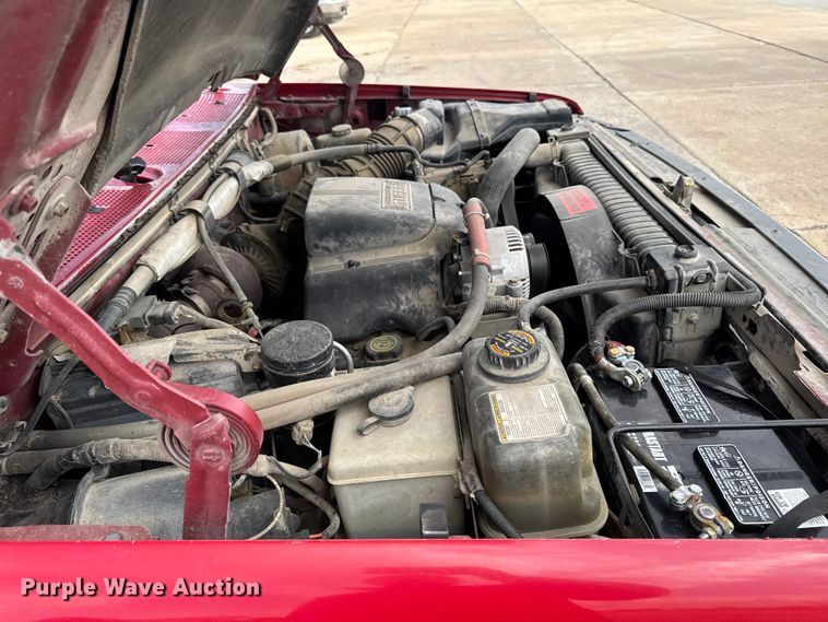 image for item EA2068 1997 Ford F350 SuperCab utility bed pickup truck