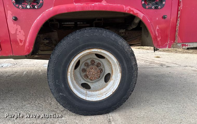 image for item EA2068 1997 Ford F350 SuperCab utility bed pickup truck