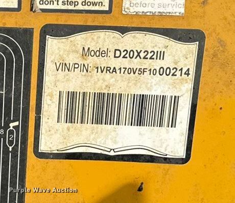 image for item EA2069 2015 Vermeer D20X22III directional boring unit