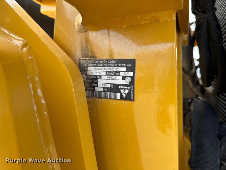 image for item EA2075 2023 Vermeer RTX1250i2 vibratory cable plow