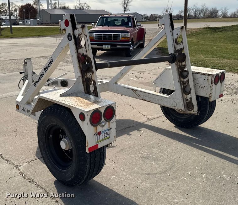 image for item EA2077 2015 Slabach I-60 reel trailer
