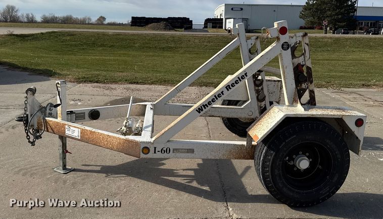 image for item EA2077 2015 Slabach I-60 reel trailer