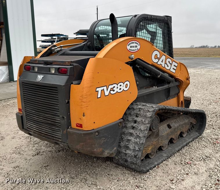 image for item EA2084 2019 Case TV380 tracked skid steer loader