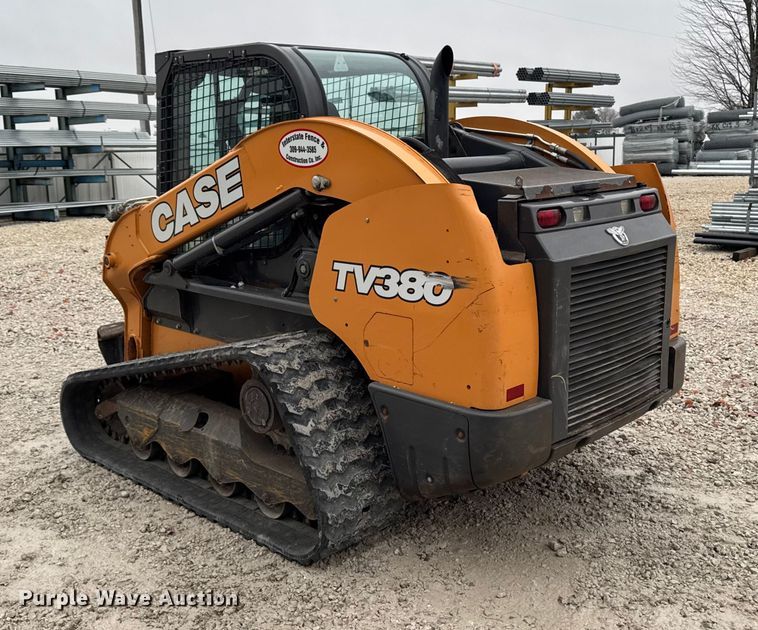 image for item EA2084 2019 Case TV380 tracked skid steer loader