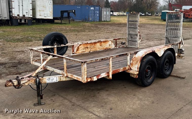 image for item EA2105 1994 Shop built utility trailer