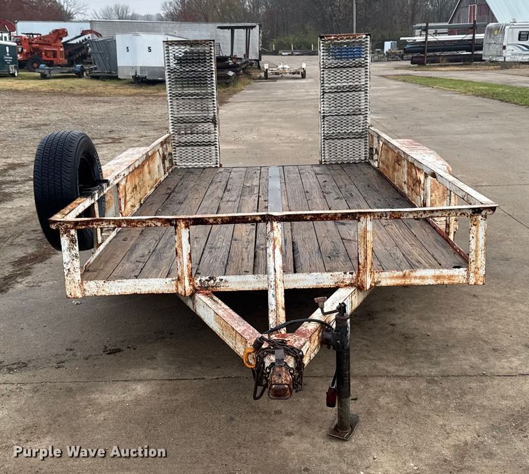 image for item EA2105 1994 Shop built utility trailer