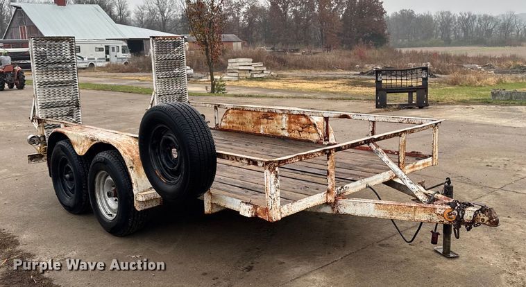 image for item EA2105 1994 Shop built utility trailer