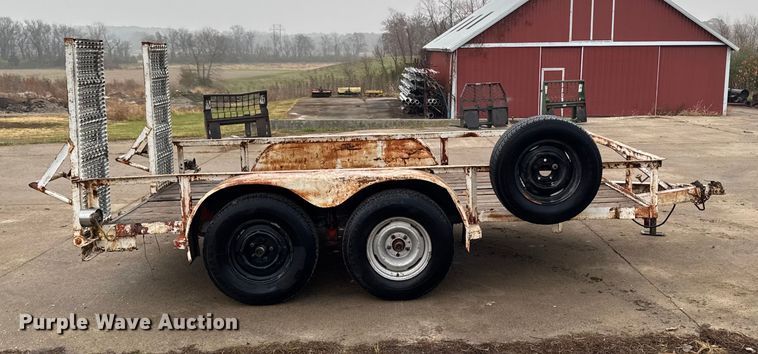 image for item EA2105 1994 Shop built utility trailer