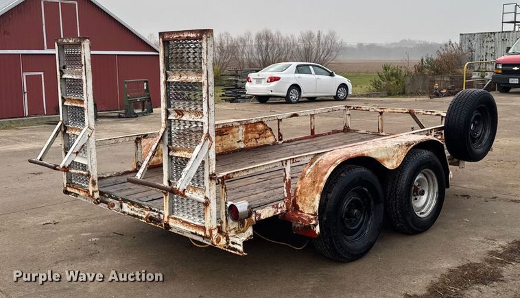 image for item EA2105 1994 Shop built utility trailer