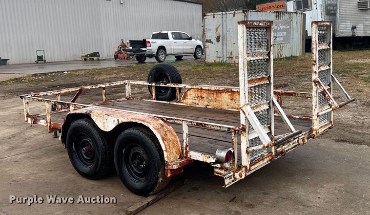 image for item EA2105 1994 Shop built utility trailer