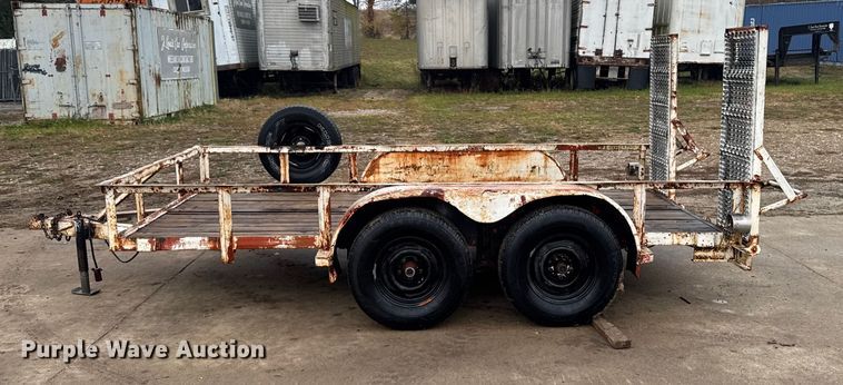 image for item EA2105 1994 Shop built utility trailer