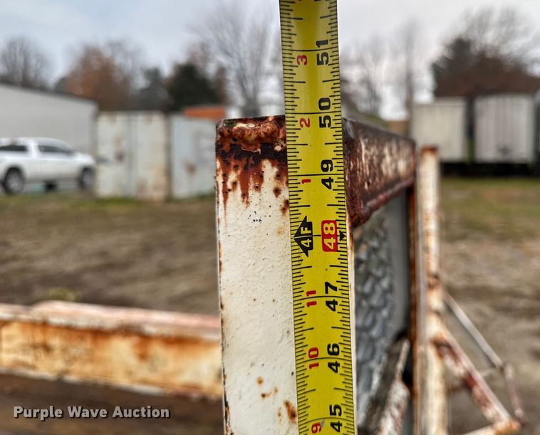 image for item EA2105 1994 Shop built utility trailer