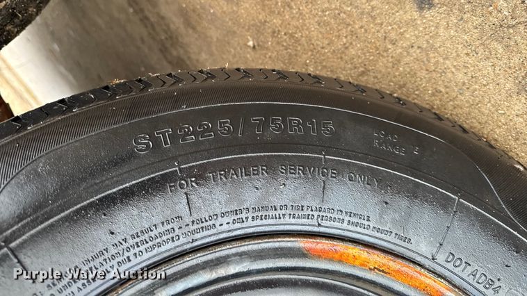 image for item EA2105 1994 Shop built utility trailer